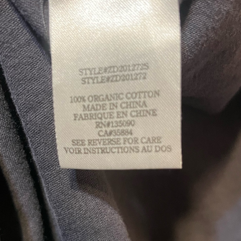 Z Supply organic cotton t-shirt dress. Color: Graphite. Size Medium. EUC. - Picture 9 of 9